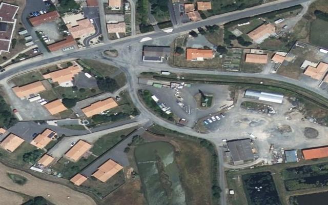 Vue aérienne — Déchetterie de Bouin