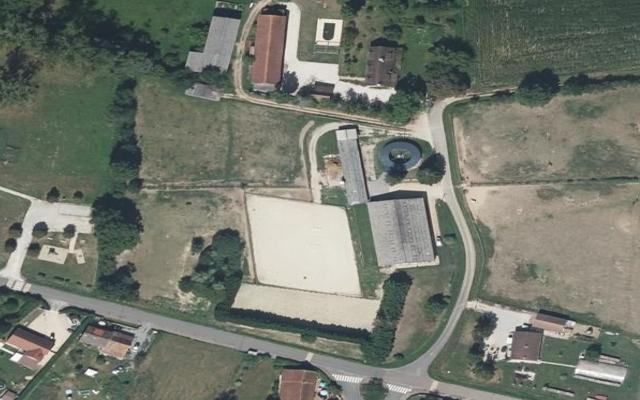 Vue aérienne — Déchetterie de Saint-André-en-Bresse