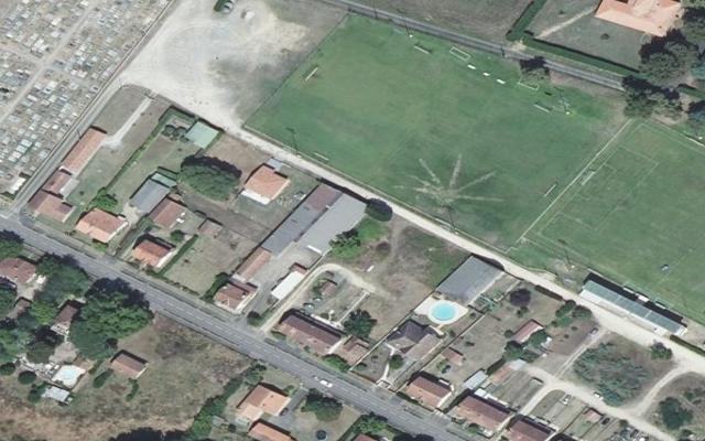 Vue aérienne — Déchetterie d'Ygos-Saint-Saturnin