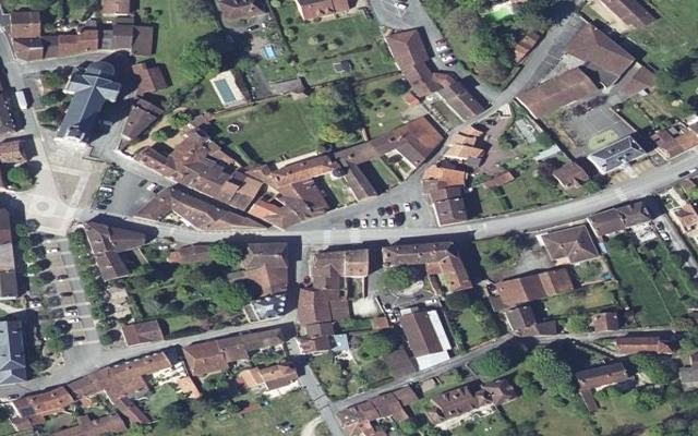 Vue aérienne — Déchetterie de Tocane-Saint-Apre