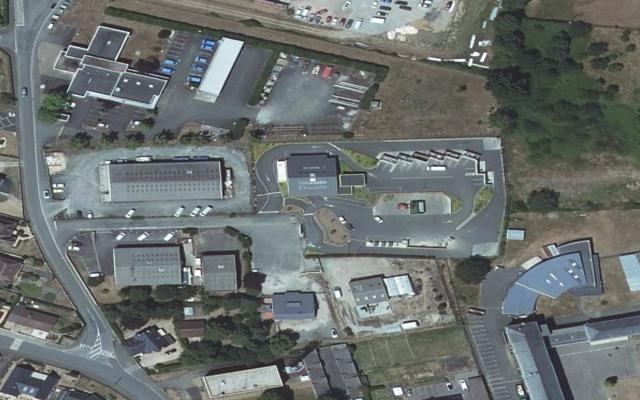 Vue aérienne — Déchetterie de Beaumont-sur-Sarthe