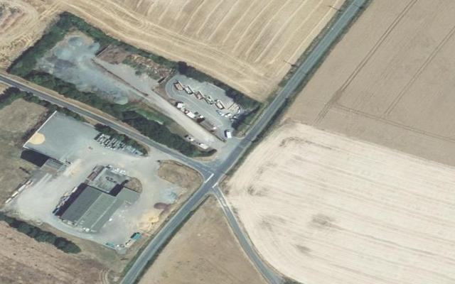 Vue aérienne — Déchetterie de Saint-Cosme-en-Vairais