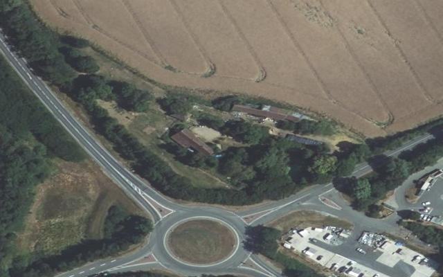 Vue aérienne — Déchetterie de La Ferté-Bernard