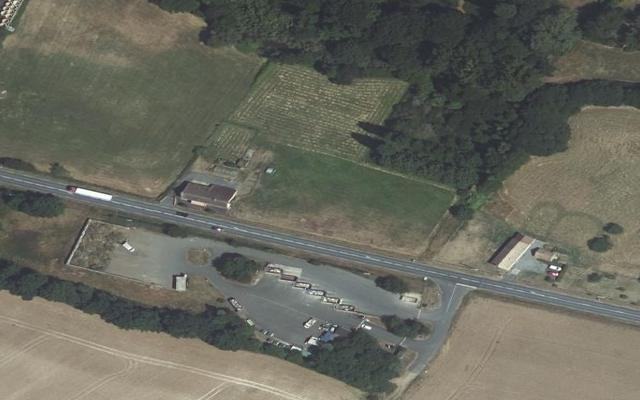 Vue aérienne — Déchetterie de Thorigné-sur-Dué