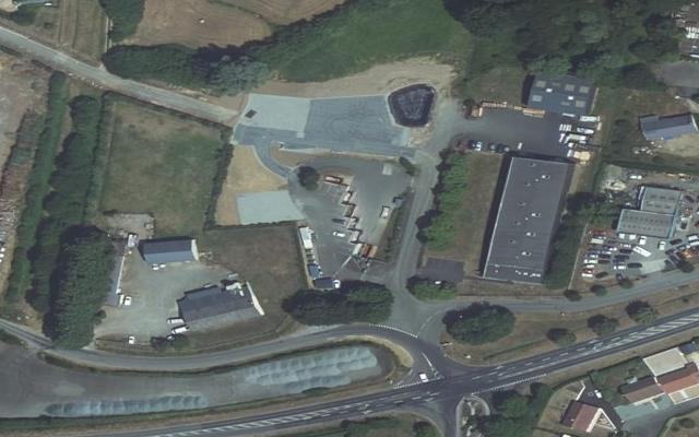 Vue aérienne — Déchetterie de Grand-Lucé