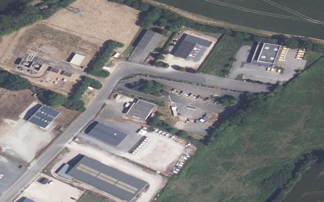 Vue aérienne — Déchetterie de Mondoubleau