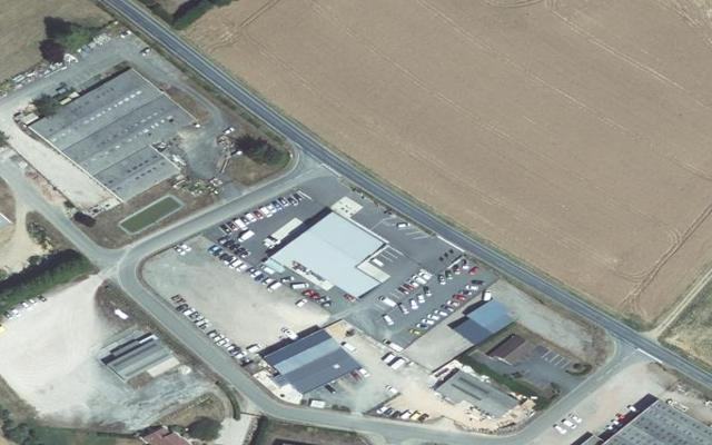 Vue aérienne — Déchetterie de Marolles-les-Braults