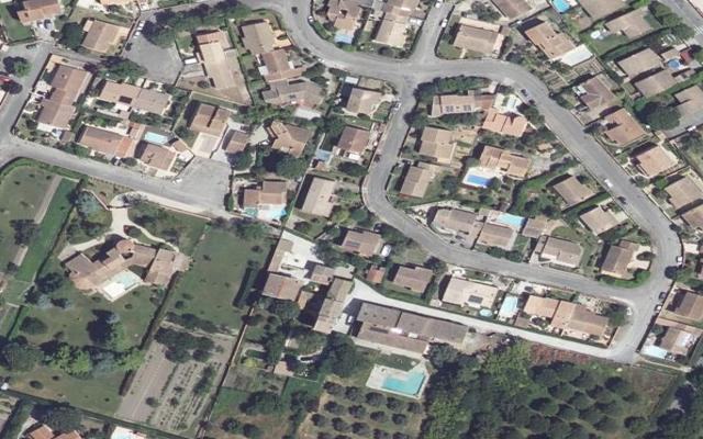 Vue aérienne — Déchetterie la Fajeolle