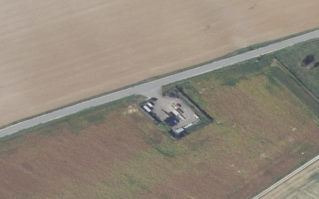 Vue aérienne — Déchetterie de Laperrière-sur-Saône