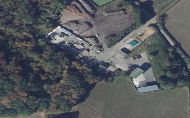 Vue aérienne — Déchetterie de Corbigny