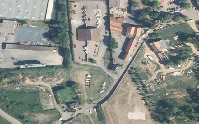 Vue aérienne — Déchetterie de Marcigny