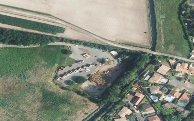 Vue aérienne — Déchetterie de Vieux-Boucau-les-Bains