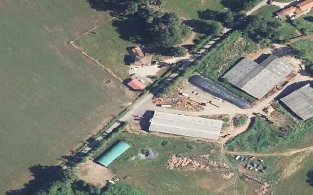 Vue aérienne — Déchetterie de Saint-Bonnet-de-Bellac