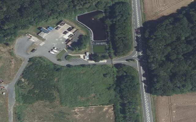 Vue aérienne — Déchetterie de Vicq-sur-Nahon