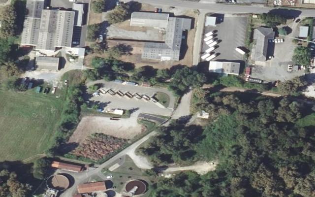 Vue aérienne — Déchetterie de Saint-Sever