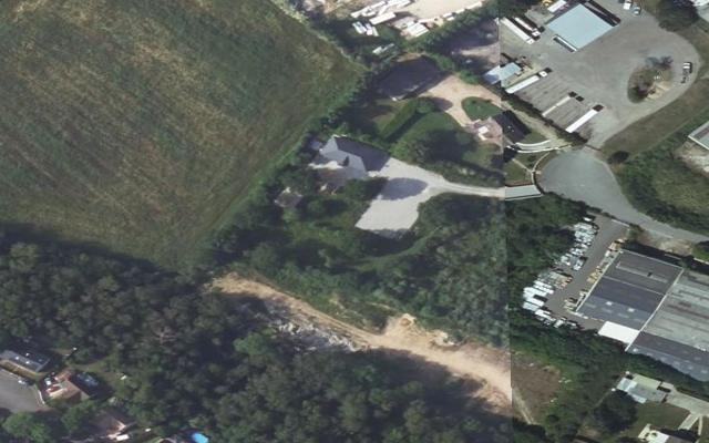 Vue aérienne — Déchetterie de Saint-Lubin-des-Joncherets