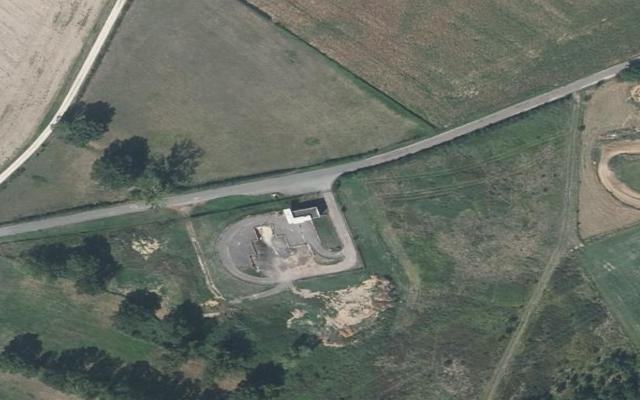 Vue aérienne — Déchetterie de Varennes-le-Grand