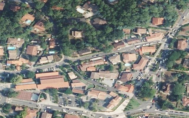 Vue aérienne — Déchetterie de Soorts-Hossegor
