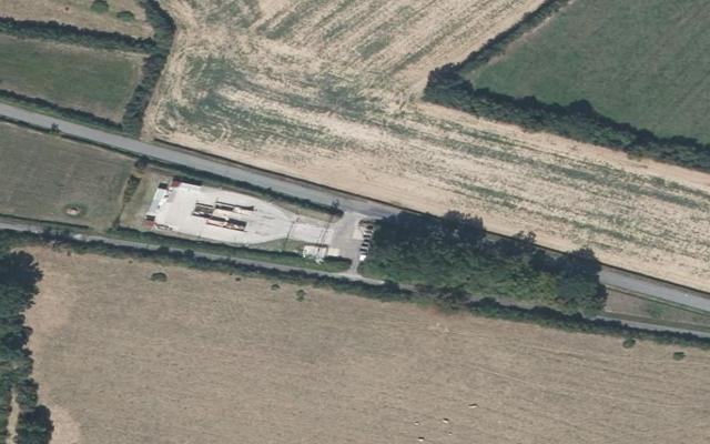 Vue aérienne — Déchetterie de Nanton