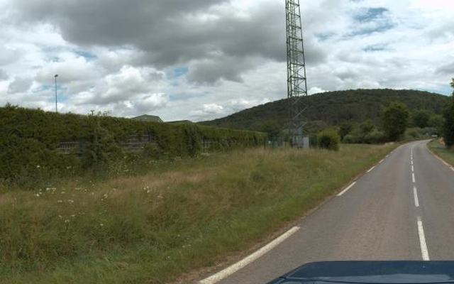 Vue depuis la rue — Déchetterie de Cussey-les-Forges