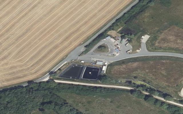 Vue aérienne — Déchetterie de Châtillon-sur-Indre