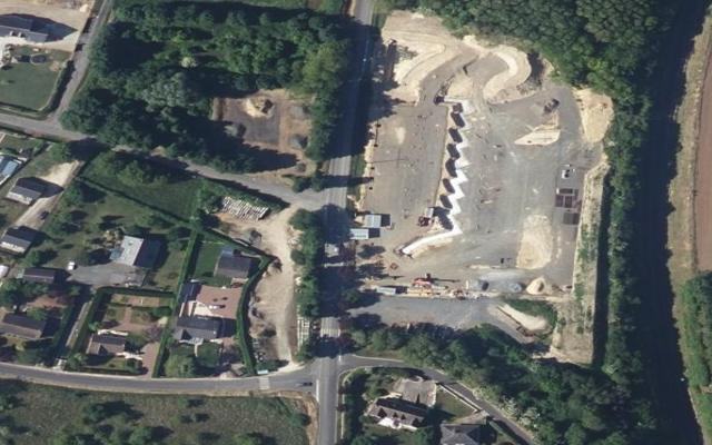 Vue aérienne — Déchetterie de Chinon