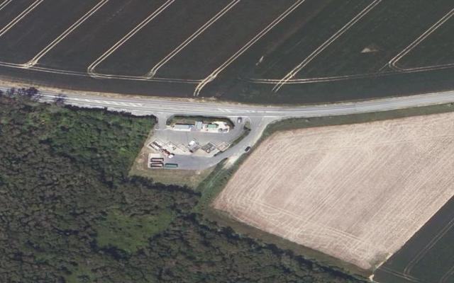 Vue aérienne — Déchetterie de Dammarie