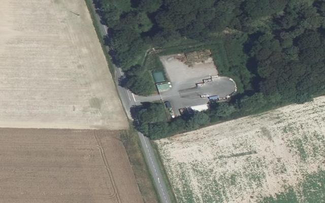 Vue aérienne — Déchetterie de Heugnes