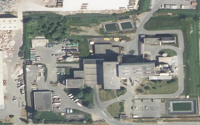 Vue aérienne — Déchetterie de Gien - Arrabloy