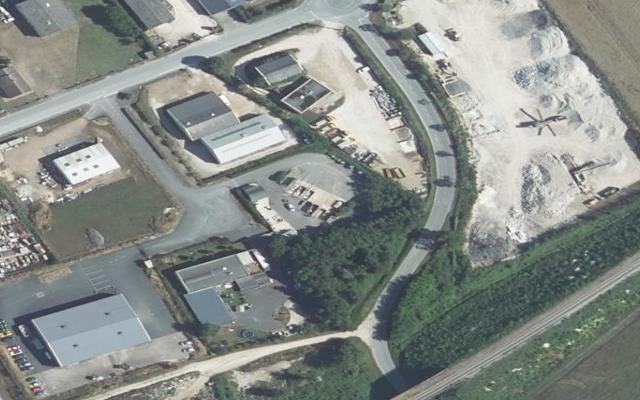 Vue aérienne — Déchetterie de Naveil