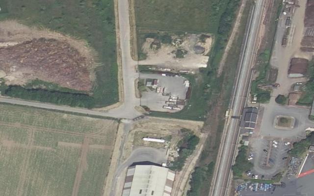 Vue aérienne — Déchetterie de Nogent-sur-Vernisson