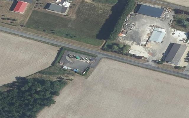 Vue aérienne — Déchetterie de Nouans-les-Fontaines