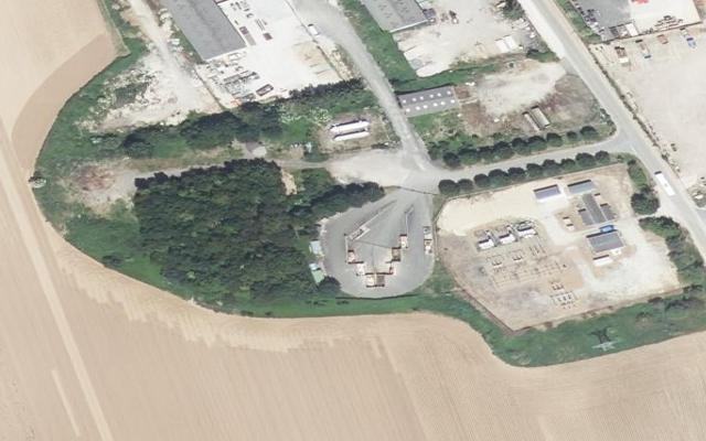 Vue aérienne — Déchetterie d'Orgères-en-Beauce