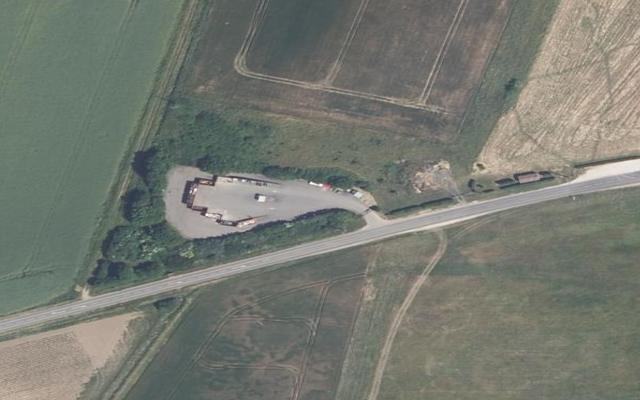 Vue aérienne — Déchetterie de Saint-Léonard-en-Beauce