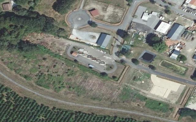 Vue aérienne — Déchetterie de Rion-les-Landes