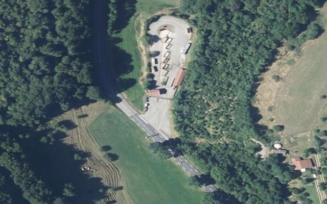 Vue aérienne — Déchetterie La Chapelle-en-Vercors