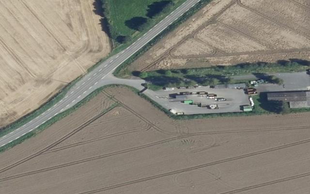Vue aérienne — Déchetterie de Flavigny-le-Grand et Beaurain