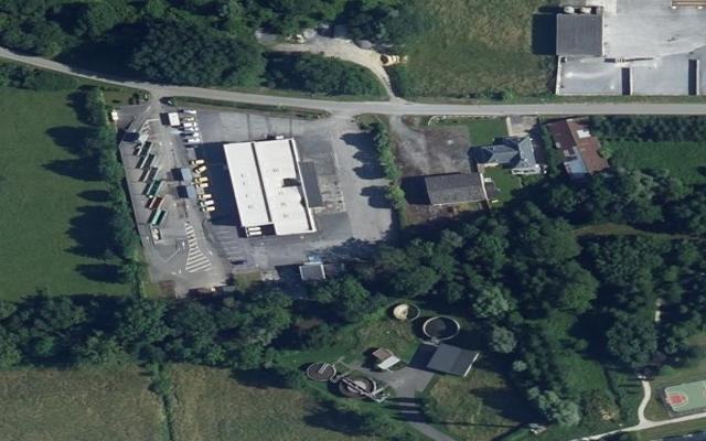 Vue aérienne — Déchetterie de Rozoy-sur-Serre