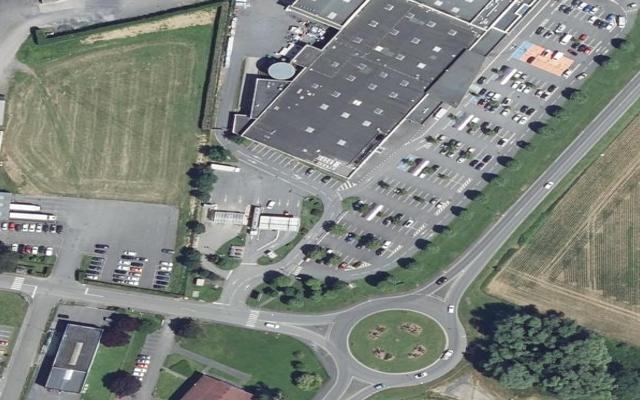Vue aérienne — Déchetterie de Ribécourt-Dreslincourt