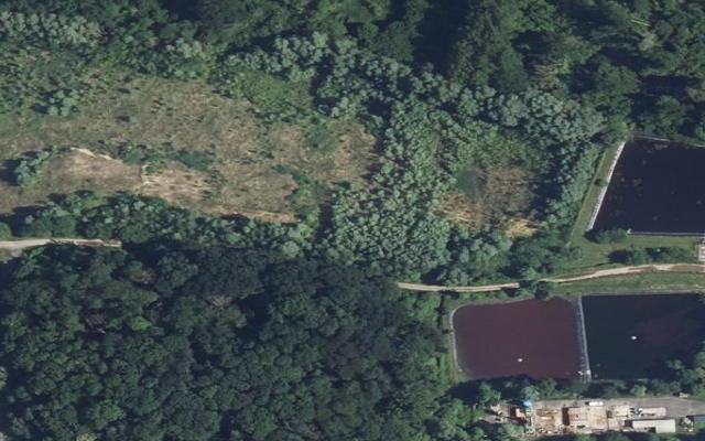 Vue aérienne — Déchetterie de Bailleul-sur-Thérain