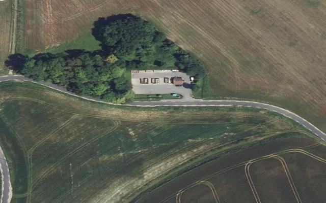 Vue aérienne — Déchetterie de Laboissière-en-Thelle