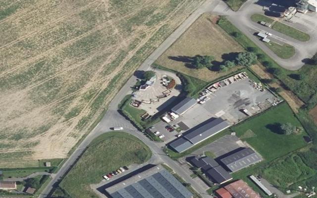 Vue aérienne — Déchetterie de Guiscard