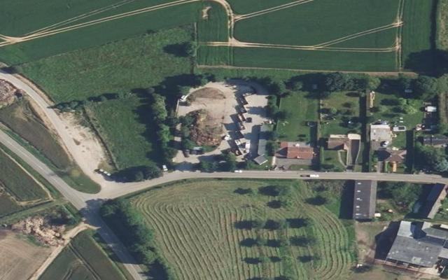 Vue aérienne — Déchetterie de Grémévillers