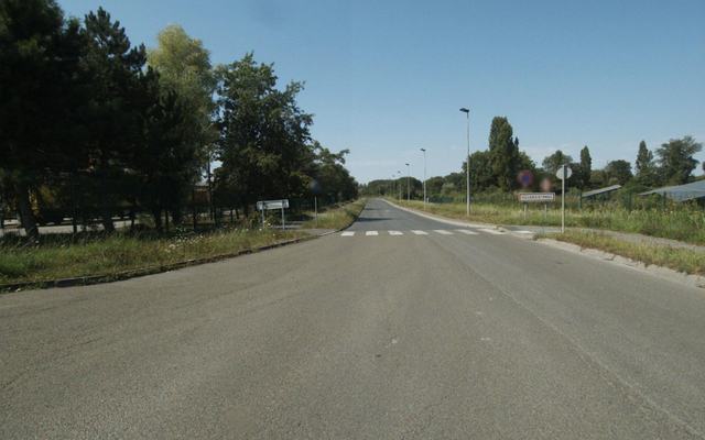 Vue depuis la rue — Déchetterie de Villers-Saint-Paul