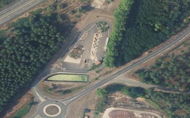 Vue aérienne — Déchetterie d'Arue
