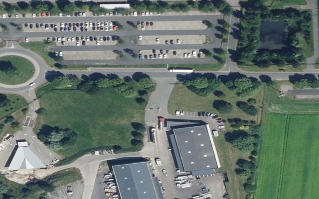 Vue aérienne — Déchetterie de Feuquières-en-Vimeu