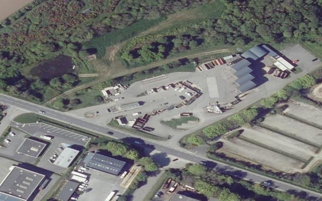 Vue aérienne — Déchetterie de Gréville-Hague