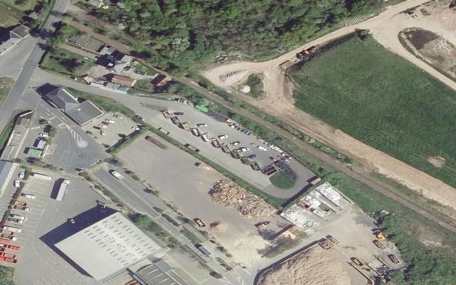 Vue aérienne — Déchetterie Le Ham