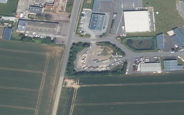 Vue aérienne — Déchetterie de Courseulles-sur-Mer