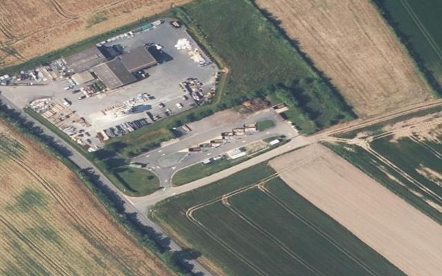 Vue aérienne — Déchetterie d'Isigny-sur-Mer